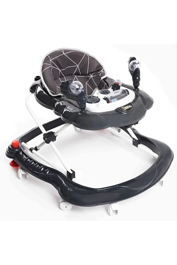 Oyuncaklı Müzikli Ve Işıklı 3 Kademeli Örümcek Bebek Yürüteci